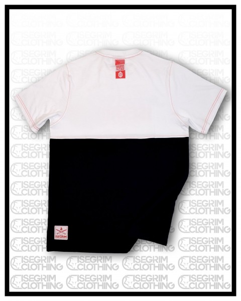 ISEGRIM Herren - T-Shirt Worship Schwarz/Weiß