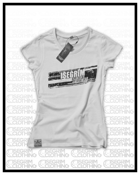 ISEGRIM Girlie- T-Shirt weiß