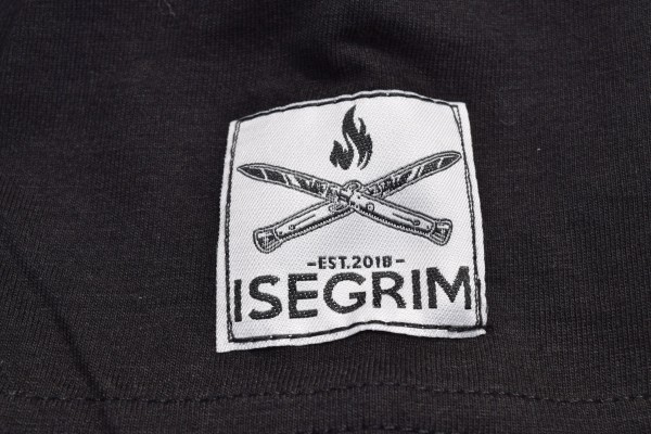 ISEGRIM Herren - T-Shirt Isegrim Clothing Schwarz