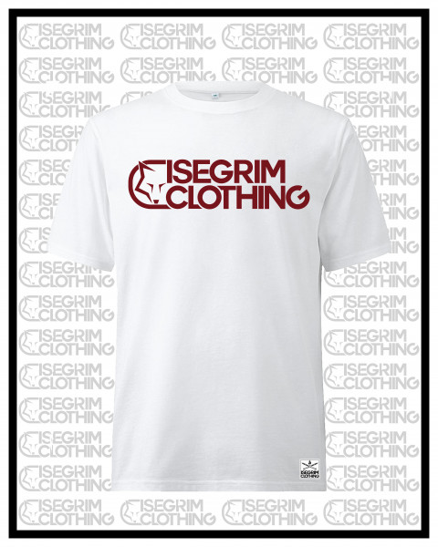 T-Shirt Isegrim weiß/burgundy