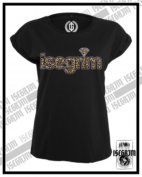 ISEGRIM Girlie- T-Shirt Leo Diamond