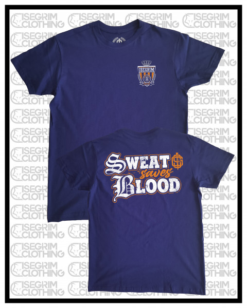 T-Shirt Cobalt Blue Sweat saves Blood