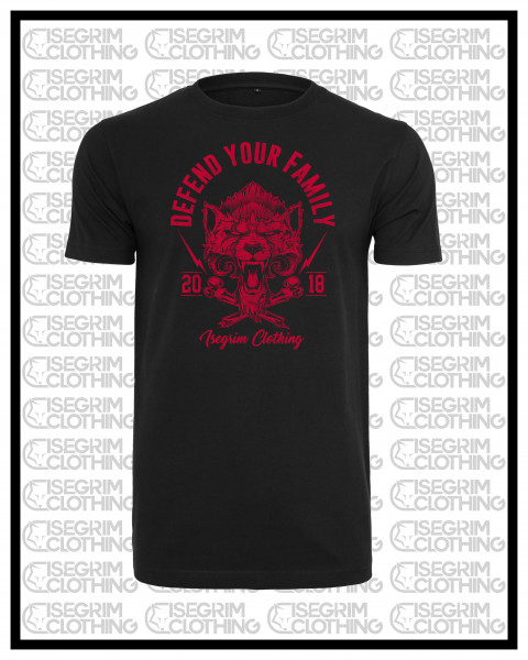 T-Shirt Defend your Family schwarz