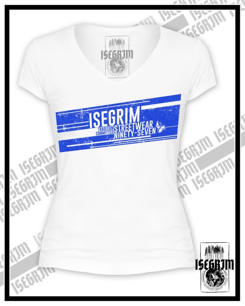 ISEGRIM Damenshirt - NEW STREETWEAR blau