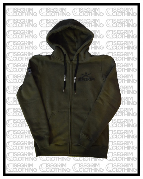 Isegrim Hoodie Zipper Olive