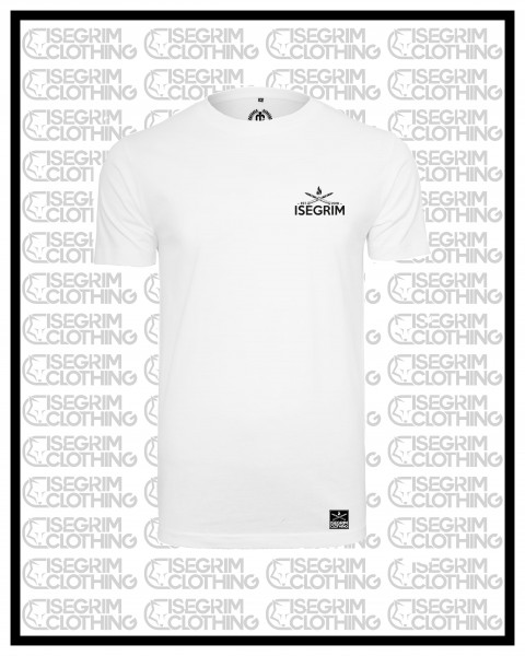 Herren - T-Shirt weis Basic Shirt Messer