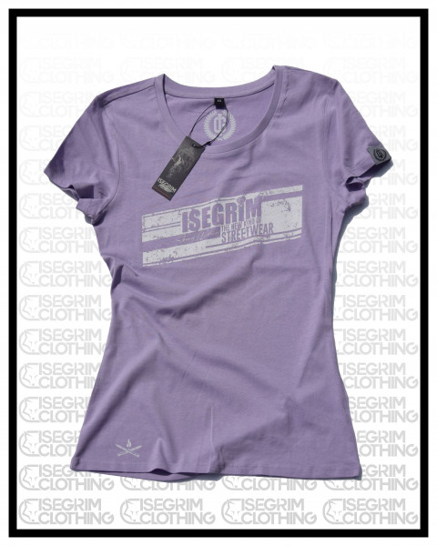 ISEGRIM Girlie- T-Shirt violett